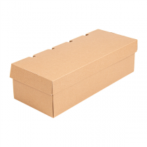 BO&Icirc;TES "PANINI" AUTOCONSTRUISIBLES THEPACK  24x10x7 CM NATUREL CARTON NANO-MICRO (400 UNIT&Eacute;)