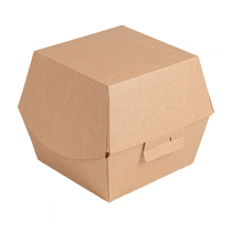 BO&Icirc;TES HAMBURGER THEPACK  14,4x14x11,5 CM (XL TALLER) NATUREL CARTON NANO-MICRO (500 UNIT&Eacute;)