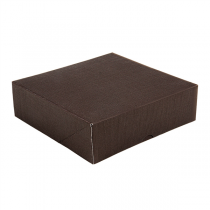 BO&Icirc;TES PATISSERIES SANS FEN&Ecirc;TRE THEPACK  26x26x5 CM CHOCOLAT CARTON NANO-MICRO (100 UNIT&Eacute;)