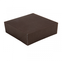BO&Icirc;TES PATISSERIES SANS FEN&Ecirc;TRE THEPACK  30x30x5 CM CHOCOLAT CARTON NANO-MICRO (100 UNIT&Eacute;)