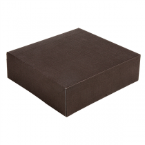 BO&Icirc;TES PATISSERIES SANS FEN&Ecirc;TRE THEPACK  40x40x10 CM CHOCOLAT CARTON NANO-MICRO (100 UNIT&Eacute;)