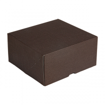 BO&Icirc;TES PATISSERIES SANS FEN&Ecirc;TRE THEPACK  20x20x8 CM CHOCOLAT CARTON NANO-MICRO (200 UNIT&Eacute;)