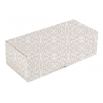 BO&Icirc;TES PATISSERIES SANS FEN&Ecirc;TRE THEPACK "DECO"  35x11,5x10,5 CM BLANC CARTON NANO-MICRO (100 UNIT&Eacute;)
