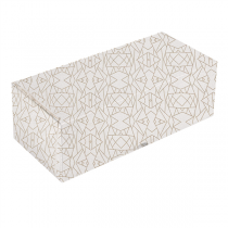 BO&Icirc;TES PATISSERIES SANS FEN&Ecirc;TRE THEPACK "DECO"  30x13x11 CM BLANC CARTON NANO-MICRO (100 UNIT&Eacute;)