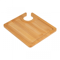 PLATEAU AVEC PORTE-COUPE BAMBOO  18x15x0,8 CM NATUREL BAMBOU (1 UNIT&Eacute;)