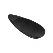 MINI ASSIETTES OVALES BAMBOO  10x4x0,8 CM NOIR BAMBOU (12 UNIT&Eacute;)