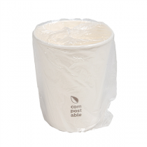 VERRES COMPOSTABLES EMBALL&Eacute;S  360 ML 300 G/M2 &Oslash;9/6x11 CM BLANC CARTON (1000 UNIT&Eacute;)