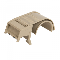 DISTRIBUTEUR RUBAN PACK   7,5x16,5x8,5 CM MARRON PLASTIQUE (1 UNIT&Eacute;)