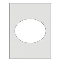 MOULE POUR SCELLAGE THERMIQUE   &Oslash; 15 CM ARGENTE ALUMINIUM (1 UNIT&Eacute;)
