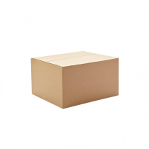 BO&Icirc;TES EN CANAL SIMPLE  561 G/M2 37,5x26,5x28 CM NATUREL CARTON (20 UNIT&Eacute;)