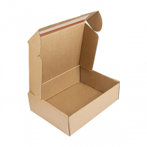 BO&Icirc;TE AVEC FERMETURE ADH&Eacute;SIVE  561 G/M2 45x32x14 CM NATUREL CARTON (20 UNIT&Eacute;)