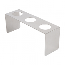 DISPLAY 3 C&Ocirc;NES ARTINOX  &Oslash;4 CM 22x7x8,5 CM ARGENTE INOX (2 UNIT&Eacute;)