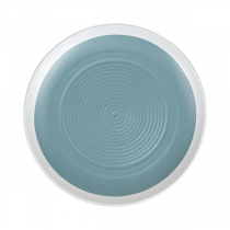 ASSIETTES ASAMI WARE  &Oslash; 25,1x2,8 CM BLEU M&Eacute;LAMINE (12 UNIT&Eacute;)