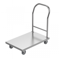 CHARIOT TRANSPORT ARROW  53,3x83,8x88,9 CM ARGENTE INOX (1 UNIT&Eacute;)