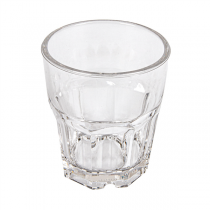 GOBELETS EMPILABLES  40 ML &Oslash; 4,3/3,3x4,8 CM TRANSPARENT SAN (24 UNIT&Eacute;)
