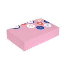 BO&Icirc;TES &Agrave; BEIGNETS ANNEAUX, PLATE THEPACK  310 G/M2 28x42x6 CM BLANC CARTON NANO-MICRO (100 UNIT&Eacute;)
