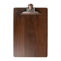 PORTE MENU AVEC PINCE   23x33,5x0,3 CM MARRON BOIS (6 UNIT&Eacute;)