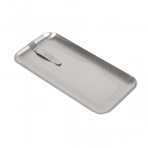 PORTE ADDITIONS AVEC CLIP   18,5x9 CM INOX (10 UNIT&Eacute;)