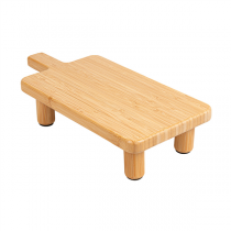 PLANCHE DE PR&Eacute;SENTATION BAMBOO  30x14x6,5 CM NATUREL BAMBOU (1 UNIT&Eacute;)