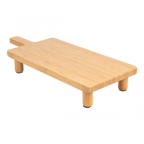 PLANCHE DE PR&Eacute;SENTATION BAMBOO  43,5x18x6,5 CM NATUREL BAMBOU (1 UNIT&Eacute;)