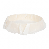 ANNEAU DE CUISSON AVEC PAPIER SILICON&Eacute; WOOD 700 ML &Oslash; 16x3,5 CM NATUREL BOIS (100 UNIT&Eacute;)