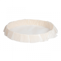 ANNEAU DE CUISSON AVEC PAPIER SILICON&Eacute; WOOD 1580 ML &Oslash; 24x3,5 CM NATUREL BOIS (100 UNIT&Eacute;)