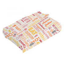  BO&Icirc;TES FRITURES AVEC OUVERTURE THEPACK "PAROLE" 220 G/M2 15,5x11x4 CM BLANC CARTON NANO-MICRO (200 UNIT&Eacute;)