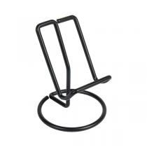 SUPPORT POUR T&Eacute;L&Eacute;PHONE MOBILE   &Oslash; 8x10 CM NOIR MAT METAL (1 UNIT&Eacute;)