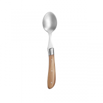CUILL&Egrave;RES &Agrave; SOUPE - MANCHE EN BOIS ARTINOX "OLIVIA"  22,5 CM ARGENTE INOX (12 UNIT&Eacute;)