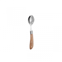 CUILL&Egrave;RES &Agrave; CAF&Eacute; - MANCHE EN BOIS ARTINOX "OLIVIA"  16,5 CM ARGENTE INOX (12 UNIT&Eacute;)