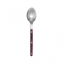 CUILL&Egrave;RES &Agrave; CAF&Eacute; - MANCHE EN BOIS ARTINOX "DAKOTA"  15,7 CM ARGENTE INOX (12 UNIT&Eacute;)