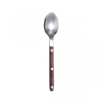 CUILL&Egrave;RES &Agrave; SOUPE - MANCHE EN BOIS ARTINOX "DAKOTA"  21,2 CM ARGENTE INOX (12 UNIT&Eacute;)