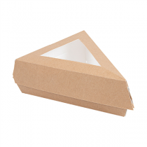 BO&Icirc;TE &Agrave; PART DE G&Acirc;TEAU AVEC FEN&Ecirc;TRE THEPACK  17x13 x6 CM NATUREL CARTON NANO-MICRO + OPP (400 UNIT&Eacute;)