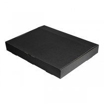 PLATEAUX MODULAIRES THEPACK  330 G/M2 40x30x5 CM NOIR CARTON MICROCANAL (100 UNIT&Eacute;)