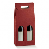 30 U. CARTONS 2 BOUTEILLES   18x9x38,5 CM BORDEAUX CARTON (1 UNIT&Eacute;)