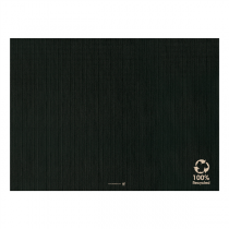 SETS DE TABLE XL FEEL GREEN  80 G/M2 35x50 CM NOIR PAPIER RECYCL&Eacute; (1000 UNIT&Eacute;)