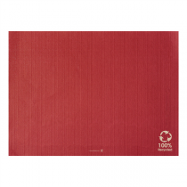 SETS DE TABLE FEEL GREEN  80 G/M2 31x43 CM BORDEAUX PAPIER RECYCL&Eacute; (1000 UNIT&Eacute;)