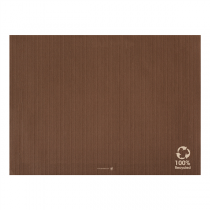 SETS DE TABLE FEEL GREEN  80 G/M2 31x43 CM CHOCOLAT PAPIER RECYCL&Eacute; (1000 UNIT&Eacute;)