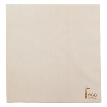 SERVIETTES LIKE LINEN - ECO BAMBOO  70 G/M2 20x20 CM NATUREL SPUNLACE (3600 UNIT&Eacute;)