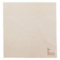 SERVIETTES P. 1/4 LIKE LINEN - ECO BAMBOO  70 G/M2 25x25 CM NATUREL SPUNLACE (3600 UNIT&Eacute;)