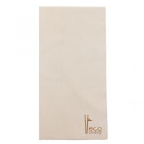 SERVIETTES P.1/8 LIKE LINEN - ECO BAMBOO  70 G/M2 40x40 CM NATUREL SPUNLACE (600 UNIT&Eacute;)