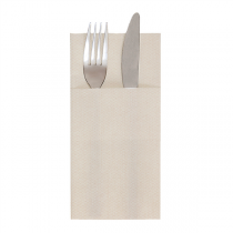 SERVIETTES KANGOUROU LIKE LINEN - ECO BAMBOO  70 G/M2 40x40 CM NATUREL SPUNLACE (700 UNIT&Eacute;)