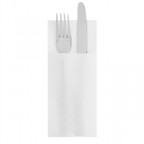 SERVIETTES "CANGURITO"  55 G/M2 33x40 CM BLANC AIRLAID (700 UNIT&Eacute;)