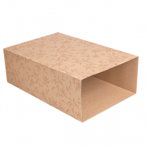HOUSSE POUR PLATEAU DE CATERING THEPACK "FEEL GREEN"  59x38x20 CM NATUREL CARTON MICROCANAL (25 UNIT&Eacute;)