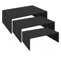 3 U. &Eacute;LEVATEURS BUFFET GRANDS BAMBOO   NOIR BAMBOU (1 UNIT&Eacute;)