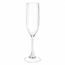 FL&Ucirc;TES CHAMPAGNE BPA FREE 150 ML &Oslash; 4,5/6,8x22,5 CM TRANSPARENT SAN (24 UNIT&Eacute;)