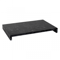 PR&Eacute;SENTOIR POUR BUFFET   40x15x3 CM NOIR MARBRE (1 UNIT&Eacute;)