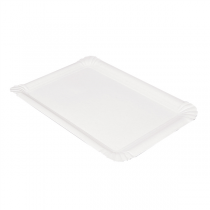 PLATEAUX PÂTISSERIE - PETITS  340 G/M2 23x17 CM BLANC CARTON (250 UNITÉ) - Garcia de Pou