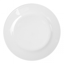 ASSIETTES PLATES  Ø 24 CM BLANC PORCELAINE (48 UNITÉ) - Garcia de Pou