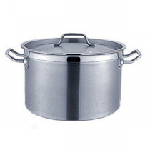 BRAISIÈRE AVEC COUVERCLE 15,7 L Ø 34x21,5 CM ARGENTE INOX (1 UNITÉ) - Garcia de Pou